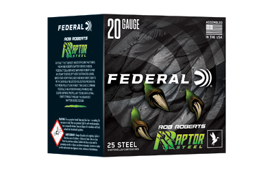 [FERRS2092] FED RAPTOR STEEL 20GA 3" 1OZ #2 25