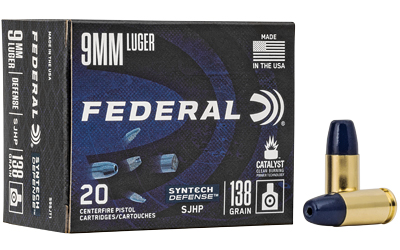 [FES9SJT1] FED SYN DEF 9MM 138GR SJHP 20/200