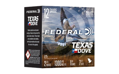 [FETXD1275] FED TX DOVE 12GA 2.75" 1 1/8OZ #7.5