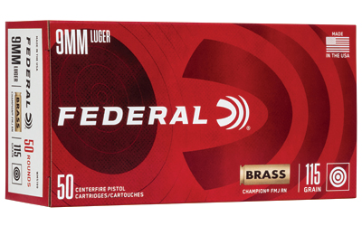 [FEWM5199] FED CHAMP 9MM 115GR FMJ BRS 50/1000
