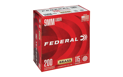 [FEWM51992] FED CHAMP 9MM 115GR FMJ 200/1000