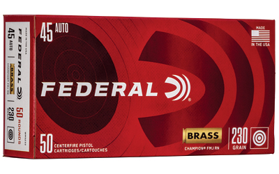 [FEWM5233] FED CHAMP 45ACP 230GR FMJ BRSS 50/1