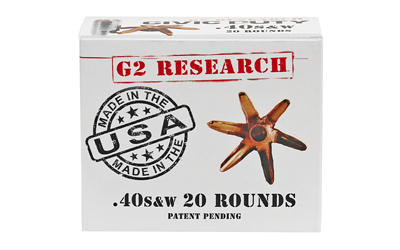 [G200620] G2R CIVIC DUTY 40S&W 122GR 20/500