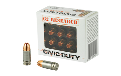 [G206025] G2R CIVIC DUTY 9MM 94GR 20/500