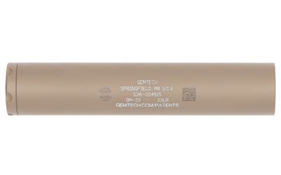 [GEM14624] GEMTECH GM-22 SUPPRESSOR 22LR FDE