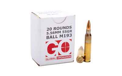 [GLOGO850003223346] GO 556NATO M193 55GR FMJ 20/1000