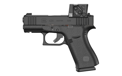 [GLPX4350B03FRMOS8A4] GLOCK 43X 9MM 15RD MOS8 COA FR BLK
