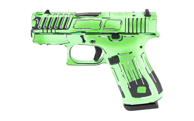 [GLUX4350204FRNANIMGSCT] GLOCK 43X COMP 9MM 10RD ANIME GREEN