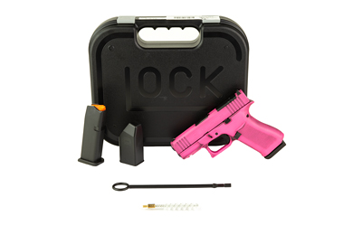 [GLUX4350204FRNBUBBLSCT] GLOCK 43X 9MM 10RD BUBBLE GUM BW
