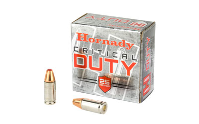[H90216] HRNDY 9MM+P 124GR CRT DUTY 25/250