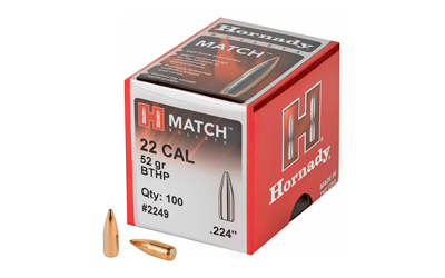 [HRB2249] HRNDY MATCH 22CAL .224 52GR 100CT