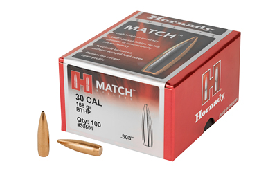 [HRB30501] HRNDY MATCH 30CAL .308 168GR 100CT
