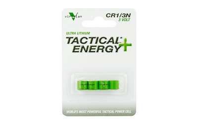 [LAS350-0002] VIRIDIAN 1/3N LITHIUM BATTERY 4PK