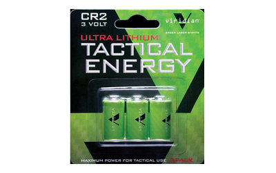 [LAS350-0004] VIRIDIAN CR2 LITH BATTERY 3-PK