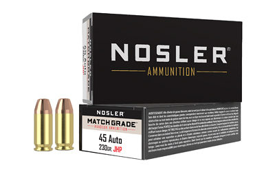 [NOS51284] NOSLER ASP 45ACP 230GR JHP 50/500