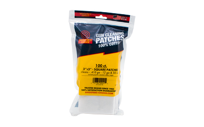 [OTFG-919SQ-100] OTIS 3" SQ CLEANING PATCHES 100CT