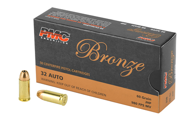 [PMC32B] PMC BRNZ 32ACP 60GR JHP 50/1000
