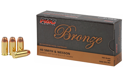 [PMC40B] PMC BRNZ 40SW 165GR JHP 50/1000