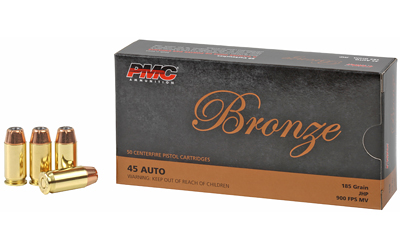 [PMC45B] PMC BRNZ 45ACP 185GR JHP 50/1000