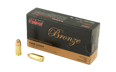 [PMC9A] PMC BRNZ 9MM 115GR FMJ 50/1000