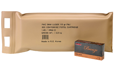 [PMC9A-BP] PMC BRNZ 9MM 115GR FMJ 6 BX BP