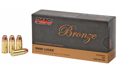 [PMC9B] PMC BRNZ 9MM 115GR JHP 50/1000