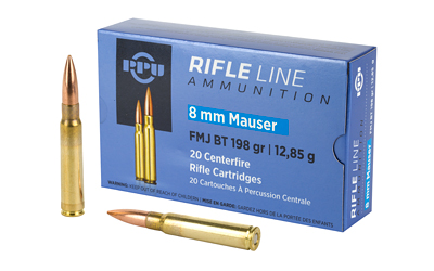 [PPUPP8F] PPU 8MM MAUSER FMJ 198GR 20/200