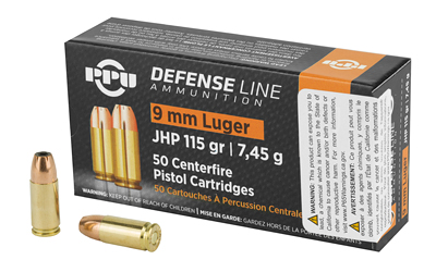 [PPUPPD91] PPU 9MM JHP 115GR 50/1000