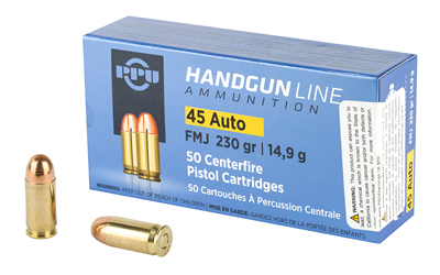 [PPUPPH45F] PPU 45ACP FMJ 230GR 50/500