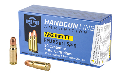 [PPUPPH7TF] PPU 7.62 TOKAREV FMJ 85GR 50/500