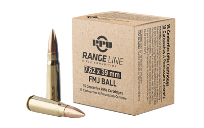 [PPUPPR739] PPU RANGE 7.62X39 123GR FMJ 15/930