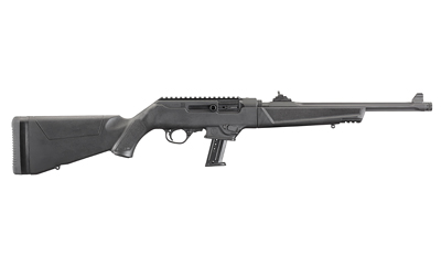 [RUG19100] RUGER PC 9MM 16.12" 17RD BL THRD FLT