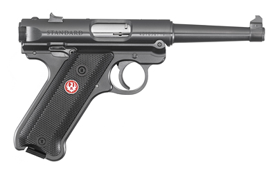 [RUG40104] RUGER MRK IV STD 22LR 4.75" 10RD BL