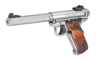 [RUG40112] RUGER MRK IV COMP 22LR 6.9" 10RD STS