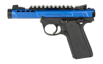 [RUG43961] RUGER MRK IV LITE 22LR 4.4" 10RD BLU