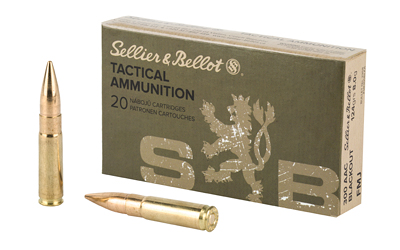 [SB300BLKA] S&B 300BLK 124GR FMJ 20/1000