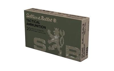 [SB300BLKXA] S&B EXERGY BLUE 300BLK 110GR 20/1000