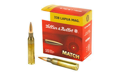 [SB338LMA] S&B 338LAPUA 250GR SIERRA HPBT 10/BX
