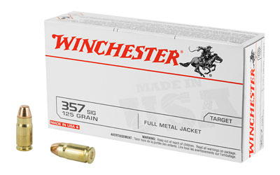 [WNQ4309BX] WIN USA 357SIG 125GR FMJ 50/500