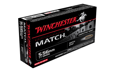 [WNS556M] WIN 5.56MM 77GR MATCH BTHP 20/200