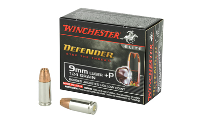 [WNS9MMPDB] WIN DEFENDER 9MM+P 124GR JHP 20/200