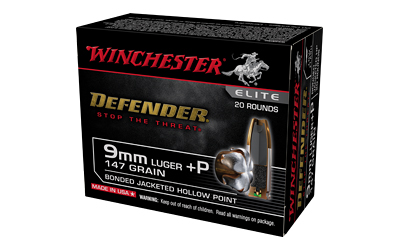 [WNS9MMPDB2] WIN DEFENDER 9MM 147GR JHP 20/200