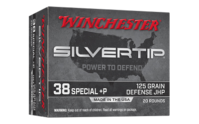 [WNW38PST] WIN SLVRTIP 38SPL+P 125GR JHP 20/200