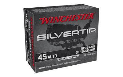 [WNW45AST] WIN SILVERTIP 45ACP 185GR HP 20/200