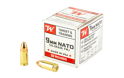 [WNW9NATO50] WIN USA 9MM NATO 124GR FMJ 50/1000
