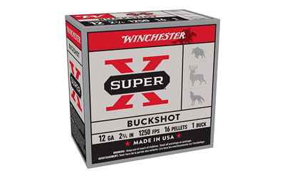 [WNXB121VP25] WIN SUPERX 12GA 2.75 BUCKSHOT 25/250